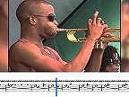 Trombone Shorty je v skutku excelentný trombónista, takéto sólo dá málokto