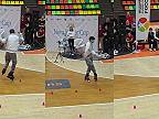 Perfektný výkon mladého inline freestyle korčuliara na súťaži Neva Roller Cup