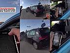 Vodič tesne minul policajta pri kontrole a narazil do auta
