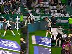 Futbalista si po góle zranil členok, odrazu ho nebolo!