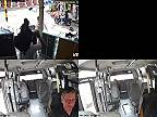 Motorkár preletel cez dvere autobusu a zázrakom prežil