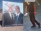 62-ročný muž na úteku po vandalizme volebných plagátov s nacistickými symbolmi