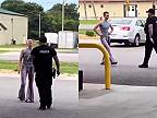 Zlodejka vzdorovala zatknutiu a tak na ňu použil policajt TASER!
