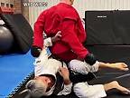 Ju Jitsu fialový opasok vs. profesionálny sambo zápasník