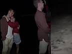 Romantická žiadosť na pláži