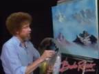 Bob Ross - Ako namaľovať snehom pokryté hory