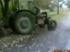 Ožran vs traktor