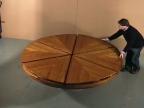 Rozťahovací okrúhly stôl pre lode