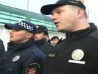 Polícia vs. Fanúšikovia MŠK Žilina
