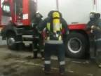 Polsky hasici v akcii.