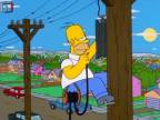 Ako ťahať káble, Simpsonovci