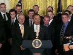 Obama pri prijatí Bruins v Bielom dome aj o Chárovi a slovensk