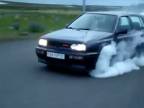 VW VR6 burnout