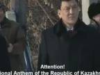 Trapas s kazašskou národnou hymnou