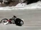 Motorcycle Ice racing WIPEOUTS COLORADO