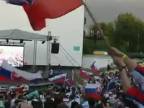 Atmosféra na amfiku v Košiciach počas finále