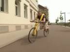 Bike bez pedálov, Fred Flinstone schvaľuje