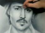 Johnny Depp - portrét zrýchlene