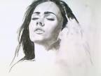 Megan Fox maľba