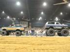 Vzplanutie monster-trucku počas súťaže