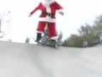 Santa na skejte