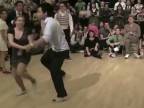 Tanečné finále dvojíc v tanci Lindy Hop