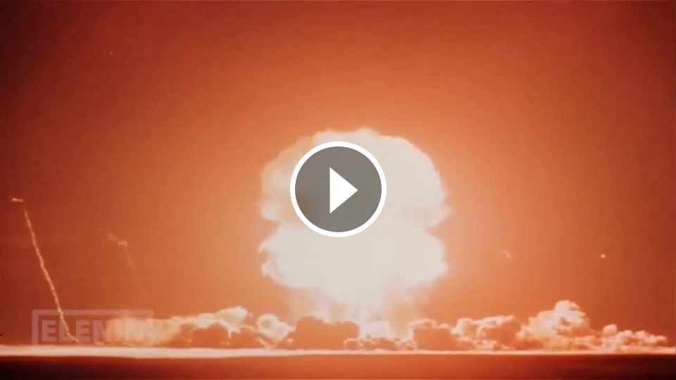 Testy nukleárnych zbraní vo vysokom rozlíšení - Mojevideo