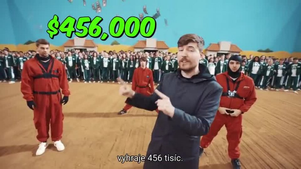 MrBeast Squid Game v skutočnom živote (CZ Titulky) Mojevideo