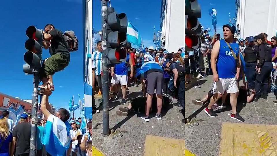 Ďalší argentínsky fanúšik, ktorý skončil v bezvedomí - Mojevideo
