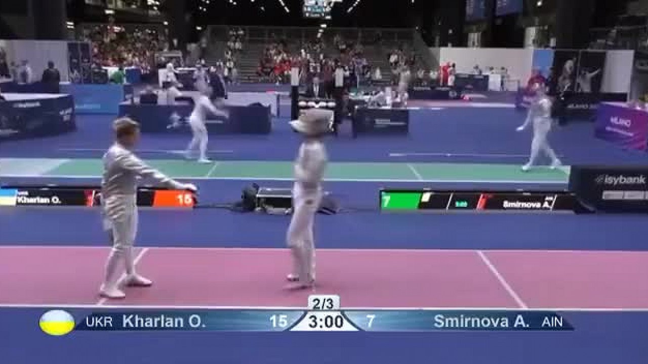 Slávna scéna, keď nacistka z okrajiny civilizácie odmietla v šerme