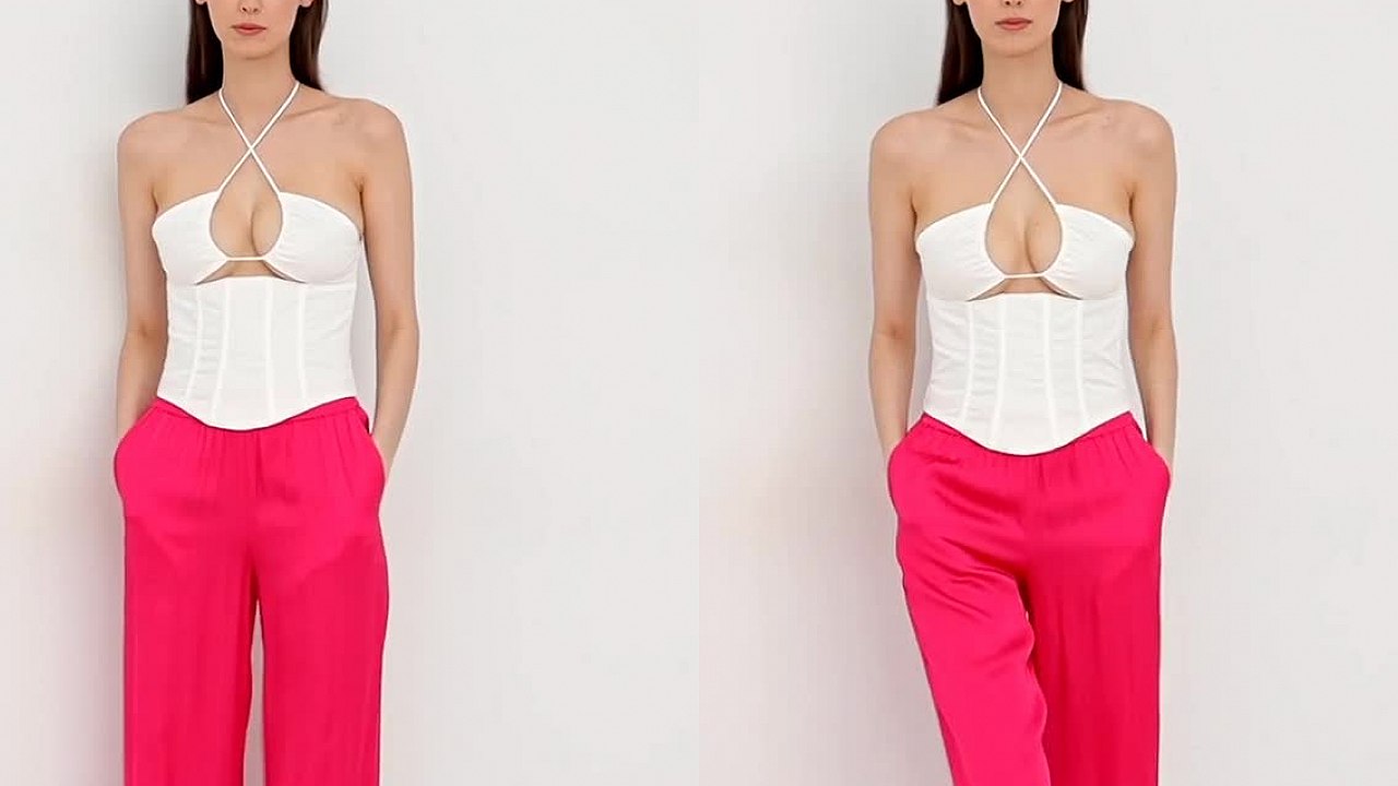 Pekná modelka z Answear.sk predvádza odvážny top - Mojevideo