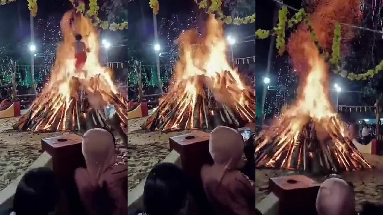 Taká bežná depilácia celého tela pomocou vatry (India) - Mojevideo