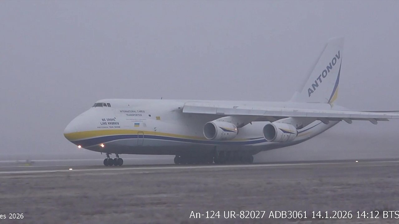 82027 AN-124 UR-82027 14.1.2026 Bratislava BTS - Mojevideo