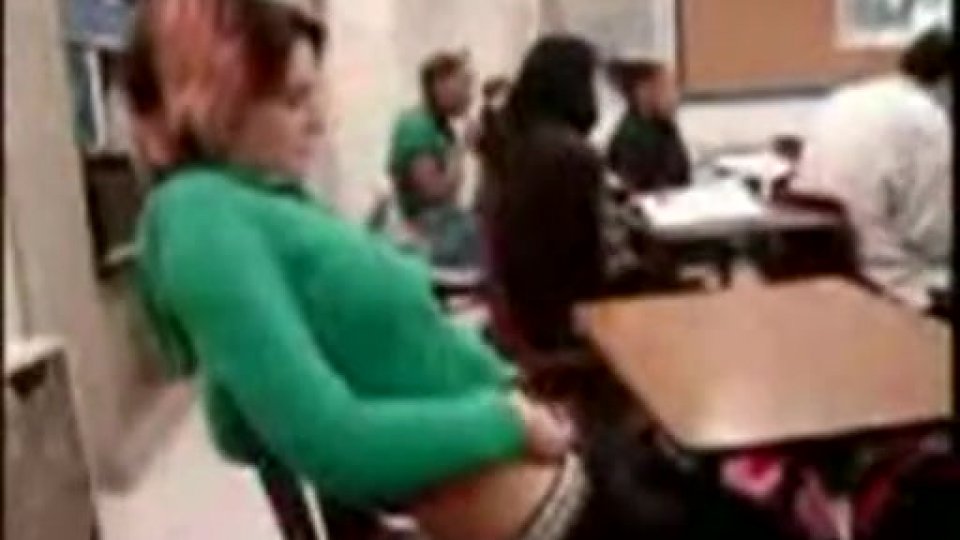 Girl Caught Masturbating In School