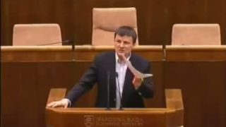 Vystupenie v parlamente