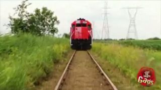Nachytávka z vlakom