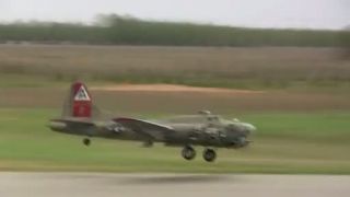 Veľmi drahé pristátie RC modelu B-17