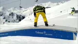 One day in St. Anton Snowpark