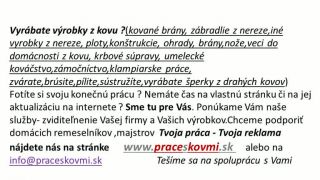 Práce s kovmi