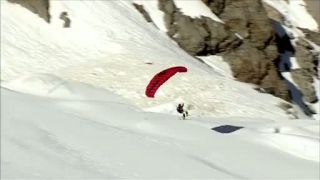 Speed flying Mont Blanc