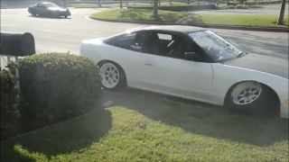 Nehoda pri drifte s Nissanom 240SX