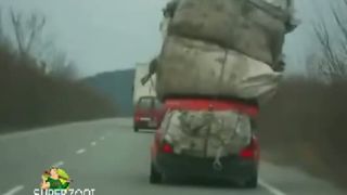 Pomerne preťažené vozidlo