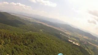 Paragliding na čihoci
