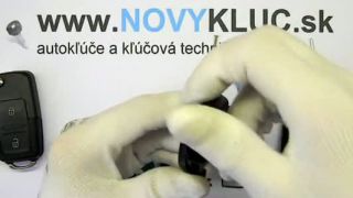 Demontáž auto kľuč VW, SKODA, SEAT, AUDI vyskakovací