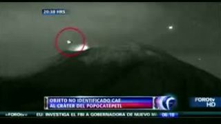 Na Popocatépetl vraj pristálo UFO