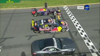 Formula 1 vs. Mercedes SL63 AMG vs. V8 Supercar