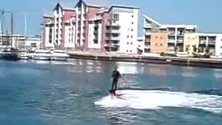 Atrakcia v mestecku Portishead - Anglicko