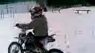 Bemi 125ccm na snehu