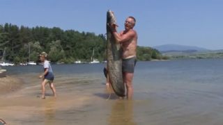 Sumec z Oravskej priehrady meral 177cm