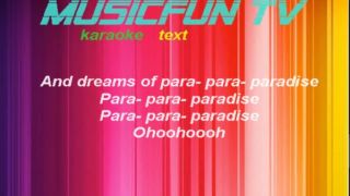 Cold play paradise karaoke+synthesia100%
